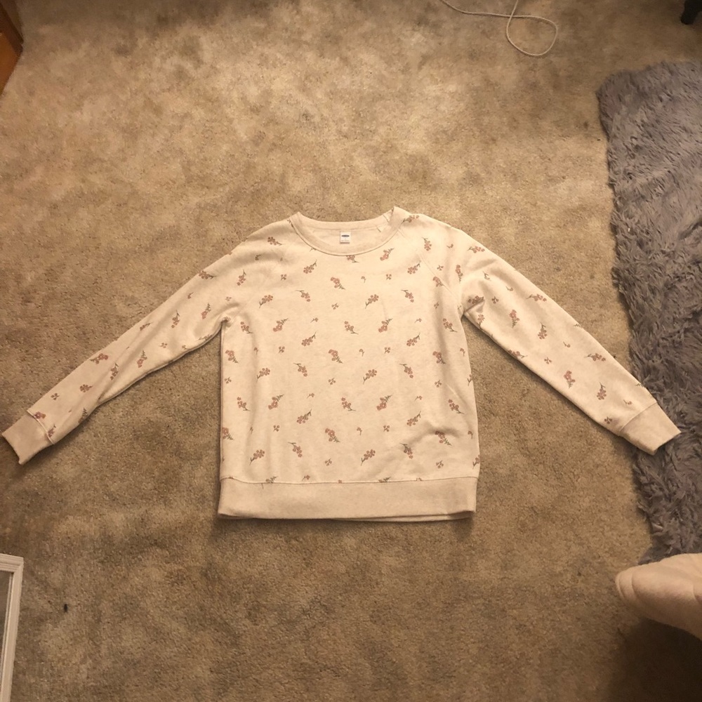 Floral sweater